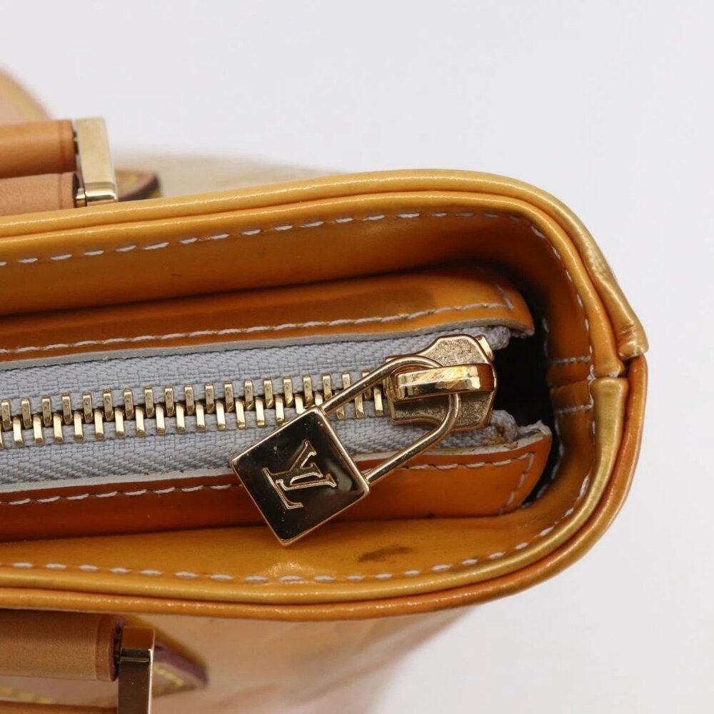 LOUIS VUITTON Monogram Vernis Houston Hand Bag Gris M91053 LV Auth BA8340 - Picture 12 of 16